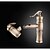 cheap Bathroom Sink Faucets-Antique Centerset Waterfall Ceramic Valve Single Handle One Hole Antique Copper, Bathroom Sink Faucet
