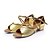 cheap Latin Shoes-Women&#039;s Dance Shoes Paillette / Satin / Leatherette Latin Shoes Sequin / Buckle Sandal Chunky Heel Non Customizable Brown / Gold / Royal Blue / Indoor / Performance / Practice / Professional