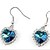 abordables Boucle d&#039;Oreille-Cristal Dangling Dangle Cœur Verseau dames Amour Cœur Cristal Autrichien Des boucles d&#039;oreilles Bijoux Rouge / Vert / Bleu Pour Mariage Mascarade Soirée de Fiançailles Fête scolaire