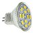 cheap LED Spot Lights-2 W LED Spotlight 240-260 lm GU4 MR11 12 LED Beads SMD 5730 Decorative Warm White Cold White 12 V / 5 pcs / RoHS