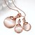 cheap Jewelry Sets-Women&#039;s Waterdrop Shape  Silver Plated Jewelry Set(Necklace &amp; Earrings)