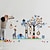 cheap Wall Stickers-Animals Cartoon Wall Stickers Plane Wall Stickers Decorative Wall Stickers Material Re-Positionable Home Decoration Wall Decal