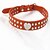 cheap Dog Collars, Harnesses &amp; Leashes-Cat Dog Collar Rhinestone PU Leather Black Red