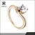 preiswerte Ringe-Damen Statement-Ring - Zirkon, Kubikzirkonia, Diamantimitate Gold, Silber