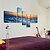 abordables Impressions-Impression sur Toile Paysage Voyage Photographie Cinq Panneaux Format Horizontal Décoration murale Décoration d&#039;intérieur