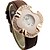 baratos Relógios Senhora-Mulheres Relógio Elegante Relógio de Moda Quartzo imitação de diamante PU Banda Brilhante Flor PendentePreta Branco Vermelho Laranja