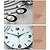 abordables Horloges murales modernes/contemporaines-Horloge murale - Rond/Nouveauté - Moderne/Contemporain - en Verre/Métal