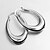 cheap Earrings-2015 New Design Italy Style Silver Plated Africa Design Hoop Earrings Fine Statement Jewelry for Women