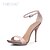 cheap Women&#039;s Sandals-Women&#039;s Shoes Leatherette Summer Ankle Strap Stiletto Heel Platform Buckle for Dress Black White Red