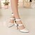 billiga Női magas sarkú cipők-Women&#039;s Shoes Heel Heels / Pointed Toe Sandals / Heels Office &amp; Career / Dress / Casual Black / Pink / White