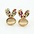 cheap Earrings-Women&#039;s Crystal Stud Earrings European Fashion 18K Gold Plated Rhinestone Gold Plated Earrings Jewelry For / Imitation Diamond / Austria Crystal