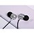 cheap Wired Earbuds-In Ear Wired Headphones Aluminum Alloy Mobile Phone Earphone with Microphone / Noise-isolating Headset