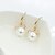 cheap Earrings-Women&#039;s Crystal Stud Earrings Drop Earrings Ladies European Fashion 18K Gold Plated Pearl Imitation Pearl Earrings Jewelry Silver / Golden For Wedding Masquerade Engagement Party Prom Promise