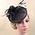 cheap Headpieces-Women Feather/Net Bride Hats/Flowers With Wedding/Party Headpiece Black/Beige