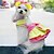billiga Hundkläder-Katt Hund Klänningar Snusnäsdukar och mössor Cosplay Bröllop Hundkläder Gul Kostym Cotton XS S M L XL