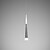 tanie Światła wysp-1-punktowa 5,5 (2,2 &quot;) lampa wisząca led lekki metal akrylowy stożek galwaniczny nowoczesny współczesny 90-240v