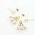 cheap Earrings-Women&#039;s Crystal Stud Earrings Jacket Earrings European Fashion 18K Gold Plated Pearl Imitation Pearl Earrings Jewelry For / Imitation Diamond / Rhinestone / Austria Crystal