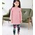 levne Sady-Dívčí 3D Jednobarevné Sady oblečení Dlouhý rukáv Jaro Podzim Zima Květinový Bavlna Polyester Batole