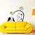 cheap Wall Stickers-Decorative Wall Stickers - Plane Wall Stickers Animals / Romance / Fashion Living Room / Bedroom / Bathroom / Washable / Removable