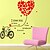 Недорогие Стикеры на стену-наклейки для стен стены наклейки наклейки в стиле любовь велосипед ПВХ стены