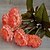 abordables Fleurs artificielles-Fleurs artificielles 1 Une succursale Fleurs de mariage Chrysanthème Fleur de Table