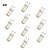 abordables Ampoules LED double broche-10pcs 3 W Ampoules Maïs LED 220-240 lm E14 G9 G4 T 64 Perles LED SMD 3014 Blanc Chaud Blanc Froid 220-240 V / 10 pièces / RoHs