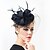 cheap Fascinators-Gemstone &amp; Crystal / Feather / Net Fascinators / Headpiece with Crystal 1 Wedding / Special Occasion / Party / Evening Headpiece