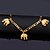 preiswerte Armband-Damen Figaro Kette Armband Elefant Tier damas Charme Retro Party Büro Armbänder Schmuck Gold Für Alltag