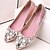 cheap Women&#039;s Flats-Women&#039;s Leatherette Spring / Summer / Fall Comfort Flat Heel Sparkling Glitter Silver / Pink / Golden