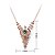 cheap Necklaces-Women&#039;s Synthetic Diamond Pendant Necklace Statement Necklace Peacock Dainty Statement Ladies European Rhinestone Alloy Screen Color Necklace Jewelry For