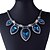 cheap Necklaces-Women&#039;s Choker Necklace - Zircon Drop Luxury, Fashion, Statement Black, Green, Blue Necklace For Daily, Casual