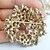 cheap Brooches-2.17 Inch Gold-tone Pink Rhinestone Crystal Flower Brooch Pendant Art Decorations