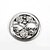 olcso Nyakláncok-Valentin napi ajándék lány 33mm ötvözet mi moneda ezüst kristály végtelenbe lemez 35mm-es érme tartó medál