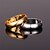 preiswerte Ringe-Bandring Gold Silber Platiert vergoldet Aleación Freundschaft damas Einfach Büro / Damen / Ring