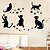 abordables Pegatinas de pared-Calcomanías Decorativas de Pared - Pegatinas de pared de animales Animales / Romance / De moda Sala de estar / Dormitorio / Baño