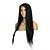 halpa Peruukit ihmisen hiuksista-Aidot hiukset Liimaton puoliverkko Lace Front Peruukki tyyli Suora Peruukki 120% Hiusten tiheys Luonnollinen hiusviiva Afro-amerikkalainen peruukki 100% käsinsidottu Naisten Lyhyt Keskikokoinen Pitkä