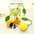 cheap Coffee and Tea-Orange Lemon Shape Tea Infuser Silicone Strainer Filter Bag Teapot Herb