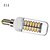 cheap Light Bulbs-5W E14 / G9 / E26/E27 LED Corn Lights T 138 SMD 3528 440 lm Warm White / Cool White AC 220-240 V