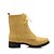 abordables Bottes Femme-Femme Talon Bottier Lacet Faux Daim 10.16-15.24 cm / Bottine / Demi Botte Automne / Hiver Noir / Jaune / Vert