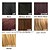 cheap Human Hair Capless Wigs-Human Hair Blend Wig Wavy Wavy Capless Red Mixed Black Blonde Dark Brown 24 inch