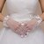 cheap Party Gloves-Tulle Wrist Length Glove Bridal Gloves / Party / Evening Gloves With Rhinestone / Bowknot