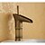 cheap Bathroom Sink Faucets-Bathroom Sink Faucet - Rotatable Antique Copper Centerset One Hole / Single Handle One HoleBath Taps