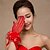 cheap Party Gloves-Net / Cotton Wrist Length / Elbow Length Glove Charm / Stylish / Bridal Gloves With Embroidery / Solid