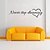 cheap Decorative Wall Stickers-Still Life Wall Stickers Words &amp; Quotes  Decorative Removable Wall Stickers, Vinyl Home Decoration Wall Decal Wall Decoration / Washable / Removable 57X15cm Wall Stickers for bedroom living room