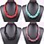 cheap Necklaces-Women&#039;s Crystal Statement Necklace uncut diamond Statement Ladies Synthetic Gemstones Alloy Rainbow Black Red Blue Necklace Jewelry For Party