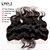 cheap Closure &amp; Frontal-13 x 4 inch Black / Natural Black Lace Front Wavy Human Hair Closure Light Brown Swiss Lace 30g-80g gram Cap Size