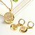 cheap Jewelry Sets-Jewelry Set Party Work European Fashion Gold Plated Earrings Jewelry Gold For 1 set