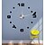 baratos Relógios de Parede Faça-Você-Mesmo-Casual Aço Inoxidável Interior/Exterior，AA