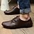 abordables Oxfords Homme-Homme Chaussures Cuir Printemps Eté Automne Hiver Confort Oxfords Lacet Pour Décontracté Noir Marron