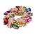 voordelige Spelden &amp; Broches-Dames Broches Bloem Bloem Regenboog Feest Dames Luxe Kristal Strass Gesimuleerde diamant Broche Sieraden Regenboog Voor Feest Bruiloft Speciale gelegenheden  Vuosipäivä Verjaardag